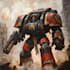 make a detailed warhammer illustration, paint warhammer