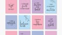 design christian custom affirmation motivational  card flashcards tarot for esty