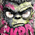 paint real graffiti art on the street wall