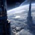create high quality space art and futuristic space scenes