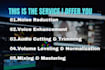 provide podcast editing audio clean up and mixing services
