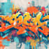 graffiti hip hop poster , flyer design, album cover art