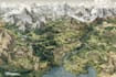 create fantasy map illustration or site plan in illustrator