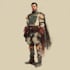 draw sci fi or cyberpunk, star wars character artwork