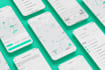 design a map navigation app and geolocation dashboard UI UX