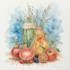 paint watercolor sketch illustration food illusration,