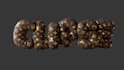 create inflated 3d text animations