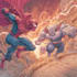 meke superhero comic character art