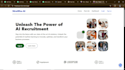 create landing page of website