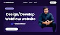 design or develop modern webflow website