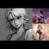 draw anime and game style characters art