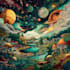 create psychedelic, stoner, trippy, cover