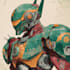 custom futuristic mecha robot character illustration art