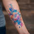 draw custom watercolor modern tattoo design unique