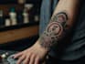 create a old school tattoo design