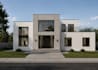 design modern house exterior with realistic 3d rendering