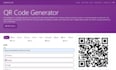 create a PHP responsive qr code generator website
