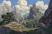 do fantasy landscape illustrations