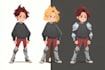 design a 2d cartoon character