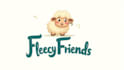 design sheep mascot logo with express delivery