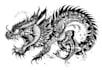 illustration in traditional tattoo