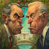 create a political cartoon art