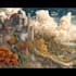 illustrate environments, landscapes, board game, concept art