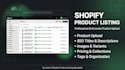 do shopify products listing and collections management