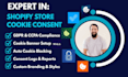 setup shopify cookie consent pandectes consentmo scala axeptio hulk avada gdpr