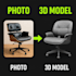 create a 3d model from your image in stl obj fbx glb