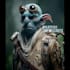 create fantasy, sci fi, character with hyperrealistic style