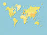 illustrate a creative vector map