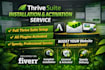 install and update thrive architect, plugins and themes license