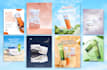 design colorful and cheerful social media posts for your brand