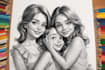 cartoon drawing from photo