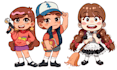 draw cute full body chibi illustration and icon