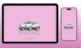 create a pixel art car illustration for you