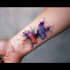 custom a watercolor tattoo design