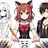 draw anime, manga or game characters