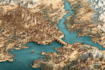 draw a fantasy map with digital watercolours