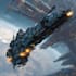 make a sci fi spaceship art
