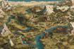 draw event, tourist, and fantasy map illustration