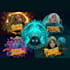 design a custom dnd, fantasy, sci fi, rpg animated game