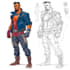 reate superhero character design
