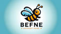 design an awesome simple bee logo with express delivery