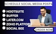 professionally schedule your posts on social media