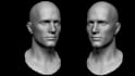 sculpt printable 3d head, 3d head sculpting, 3d head bust, 3d bust model