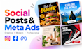design instagram posts and static meta ad creatives