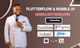 expert no code app development flutterflow to bubble io backend IOS app