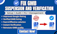 verify reinstate and professionally set up your google my business profile